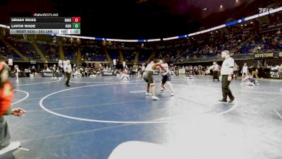 252 lbs Semifinal - Urijah Rivas, Hanover Area vs LaVon Wade, Kiski Area