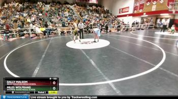 132 lbs Cons. Round 2 - Miles Wolfrang, Wyoming Indian Middle School vs Dally Malsom, Rocky Mountain Middle School