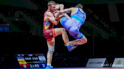 74 kg Semifinal - Vasyl Mykhailov, UKR vs Mitchell Finesilver, ISR
