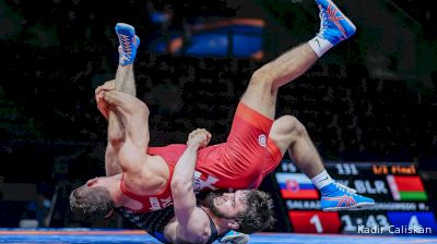 74 kg Semifinal - Taimuraz Salkazanov, SVK vs Magomedkhabib Kadimagomedov, BLR