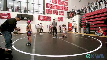 66 lbs Round Of 16 - Zane Kenney, Yukon Wrestling Academy vs Bostyn Bonds, Standfast