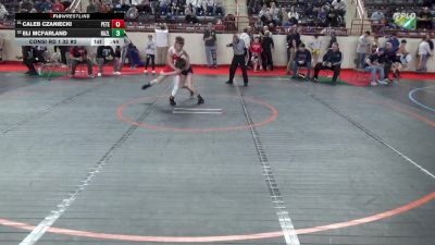 90_B lbs Consi Rd 1 32 #2 - Caleb Czaniecki, Peters Twp vs Eli McFarland, Hazleton