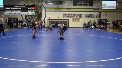 150 lbs Semifinal - Brady Patterson, Benton Community vs Lane Pennington, Assumption, Davenport