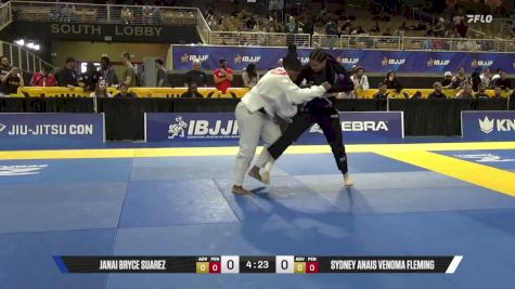 Sydney Anais Venoma Fleming vs Janai Bryce Suarez 2026 Pan Jiu Jitsu IBJJF Championship