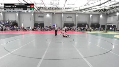 120 lbs Quarterfinal - Ava Gamberdella, Branford vs Madeline Lundell, East Granby*