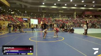 Exhibition 61-69 lbs Round 1 - Davalyn Lea, KS vs Jaelyn Anderson, NE