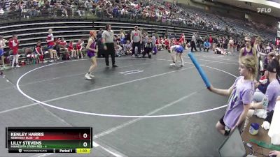 101 lbs Round 2 (6 Team) - Kenley Harris, Nebraska Blue vs Lilly Stevens, Minnesota Storm Red