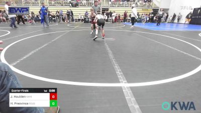 55 lbs Quarterfinal - Jett Houlden, Haysville Wrestling Club vs Hayze Preovince, Rough Riders