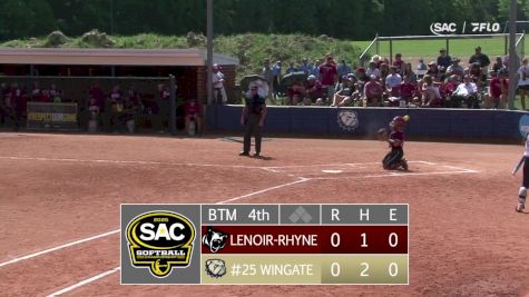 Replay: Lenoir-Rhyne vs Wingate | May 2 @ 10 AM
