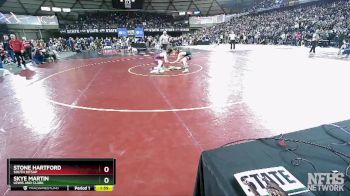 4A 144 lbs Champ. Round 1 - Skye Martin, Lewis And Clark vs Stone Hartford, South Kitsap