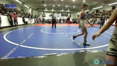 64 lbs Quarterfinal - Wyatt Holtz, Wagoner Takedown Club vs Gunnar Humbyrd, Jay Wrestling Club