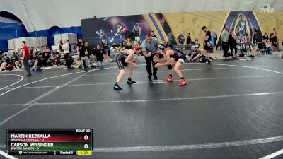 98 lbs Round 5 (8 Team) - Martin Rezkalla, Nashville Catholic vs Carson Wissinger, Dayton Bandits