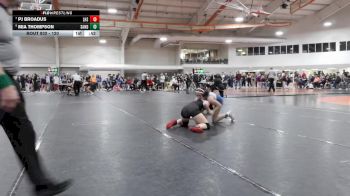 120 lbs Cons. Round 6 - PJ Broadus, Lebanon High School vs Mia Thompson, Sandusky