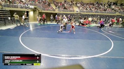 53 lbs Champ. Round 1 - Rhen Robinson, Uintah Wrestling vs Drew Lounsbury, Ravage