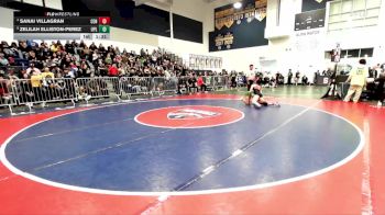 130 lbs Quarterfinal - Zelilah Elliston-Perez, Upland vs Sanai Villagran, Centennial (Corona)