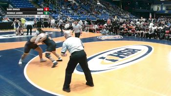 215 lbs Quarterfinals (8 Team) - Sam Swais, Lombard (Montini) vs Roman Janek, Edwardsville (H.S.)