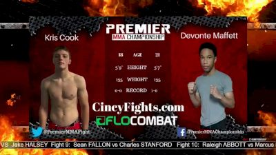 Devonte Maffett vs. Kristopher Cook Premier MMA 5 Replay