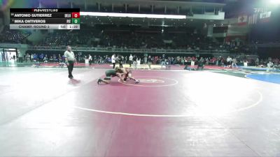 144 lbs Champ. Round 2 - Mika Ontiveros, Pitman vs Antonio Gutierrez, Delhi