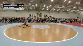 120 lbs Semifinal - Remington Zimmerer, Regis Jesuit vs Kiahna Spellman, Brighton