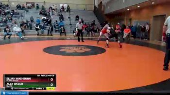 160 lbs 1st Place Match - Elijah Washburn, Mount Baker vs Alex Welch, Blaine