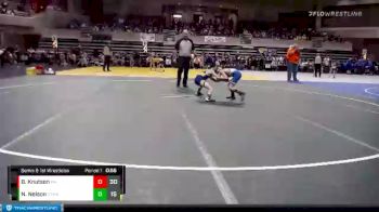 60 lbs Semis & 1st Wrestleback (8 Team) - Nathan Nelson, STMA vs Brooks Knutson, Kasson-Mantorville