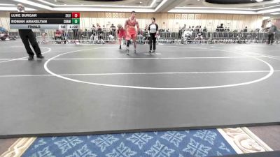 157 lbs Final - Luke Burgar, Silverback WC vs Roman Arakelyan, Champion Sport Complex