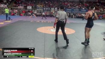 D 2 170 lbs Semifinal - Braeden Simoneaux, Teurlings Catholic vs Loukas Naquin, Terrebonne