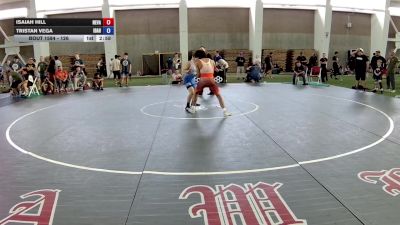 132 lbs Champ. Round 3 - Isaiah Hill, Nevada vs Tristan Vega, Idaho