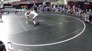 107 lbs Cons. Round 3 - Eliana Goss, Gering Wrestling Club vs Madison Nelson, Crofton Bloomfield