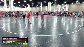 215 lbs Quarters & Wb (16 Team) - Logan Niceswanger, S.E.O. Wrestling Club- Blue vs Alexander Nunez, Team STL Black