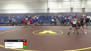 141 lbs Cons. Round 4 - Diego Chavez, Perrysburg vs Griffin Sanders, Red Cobra Wrestling Academy