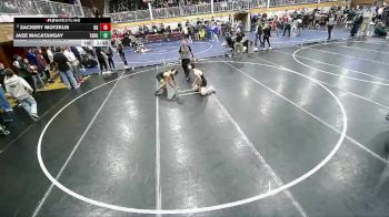 144 lbs Champ. Round 2 - Jase Macatangay, Tahoma vs Zackery Motzkus, Battle Ground