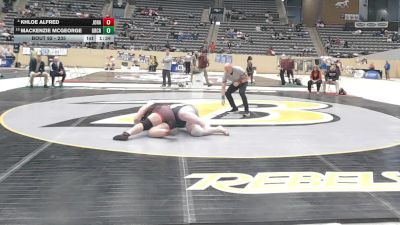 235 lbs Champ. Round 1 - Mackenzie McGeorge, Great Crossing vs Khloe Alfred, John Hardin