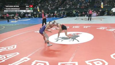 Semifinal - Olivia McDonald, Sumner-Eddyville-Miller vs Hayleigh Myers, Ord