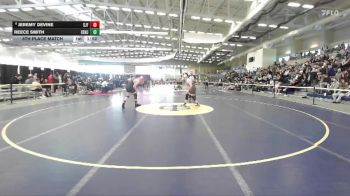 174 lbs 5th Place Match - Reece Smith, Centenary (nj) vs Jeremy Devine, St. John Fisher