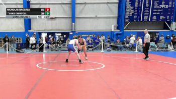 184 lbs Cons. Round 4 - Nicholas Baccala, Western New England vs Luke Driscoll, Emmanuel College