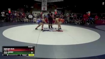 152 lbs Round 1 (10 Team) - Kaylee Ceja, SAWA vs Eva Gomez, KCWA