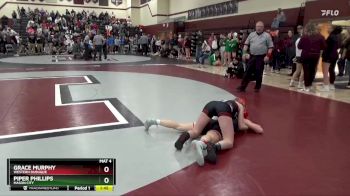 100 lbs Quarterfinal - Piper Phillips, Mason City vs Grace Murphy, Western Dubuque