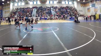 120 lbs Champ. Round 1 - Leonidas Miranda, Tampa Bay Tiger Wrestling vs Connor Walshe, Wellington