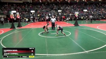108 lbs Cons. Round 4 - Kameron Bedel, SEC1 vs D`mari Campbell, BTWA