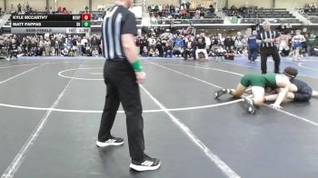 165 lbs Semifinal - Kyle Mccarthy, Mt. Hope vs Matt Pappas, Bishop Hendricken