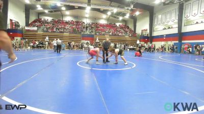 Rr Rnd 1 - Jensen Henderson, Beggs Youth Wrestling Program vs Joseph Arsee Jr, Raw Wrestling Club