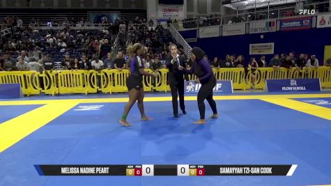 Samayyah Tzi-San Cook vs Melissa Nadine Peart 2025 Pan IBJJF Jiu-Jitsu No-Gi Championship