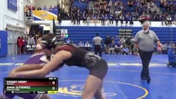 145 lbs Quarterfinal - Sydney Perry, Batavia vs Emma Gutierrez, FREMONT ROSS