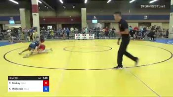 97 lbs Round Of 16 - Cambry Suskey, Team Tulsa Wrestling Club vs Kezra McKenzie, Gold Rush Wrestling