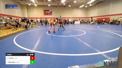 120 lbs Consolation - Jase Coble, Cowboy Wrestling Club vs Luke Mendez, NORTH DESOTO WRESTLING ACADEMY