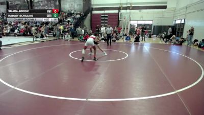 100 lbs Champ. Round 3 - Hadley Schilling, Crass Trained vs Smara Addow, Wayzata Wrestling Club