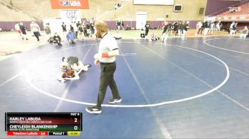 124 lbs Cons. Round 3 - Cheyleigh Blankenship, Moyer Elite Wrestling vs Harley LaBuda, North Montana Wrestling Club