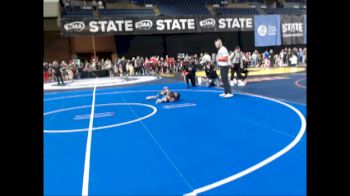 38-40 lbs Cons. Semi - Himmat Virdi, Washington vs Keora Bumatay, Piranha Wrestling Club