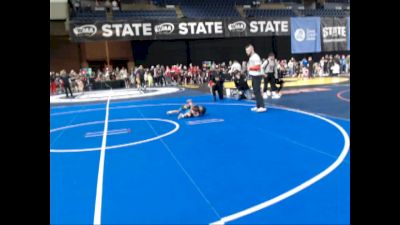 38-40 lbs Cons. Semi - Himmat Virdi, Washington vs Keora Bumatay, Piranha Wrestling Club